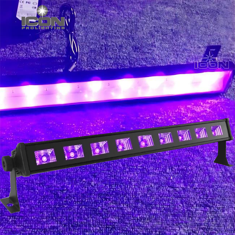 LED UV Bar 9pcs x3w