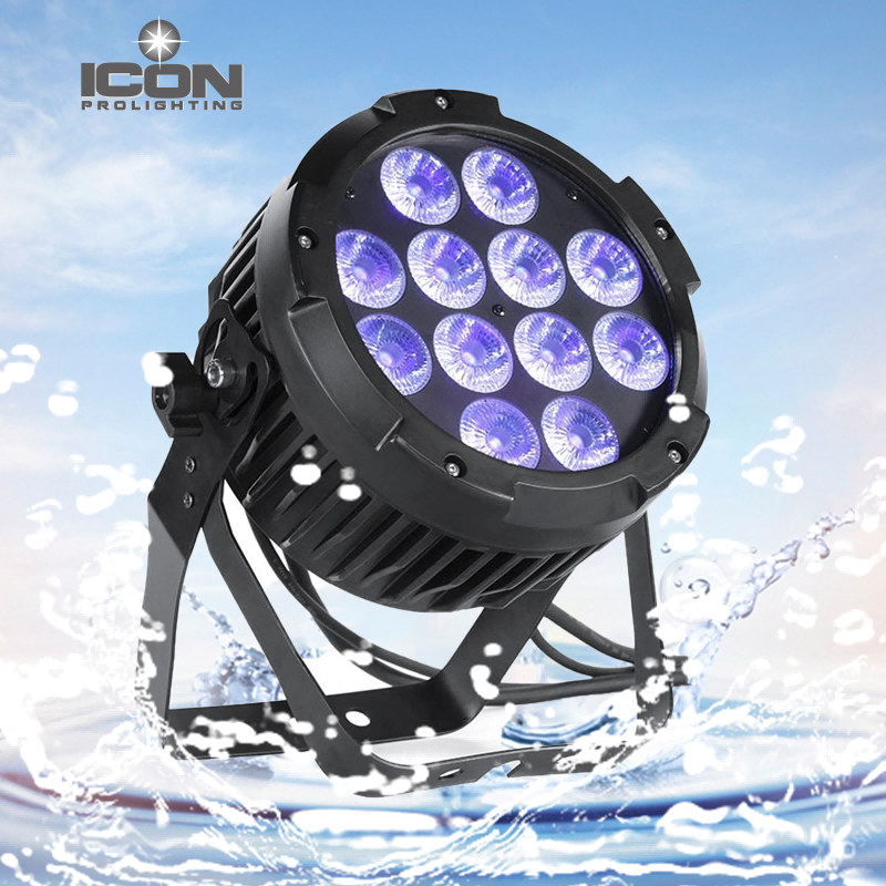 Waterproof Par 12x15W RGBWA UV 6in1 LEDs